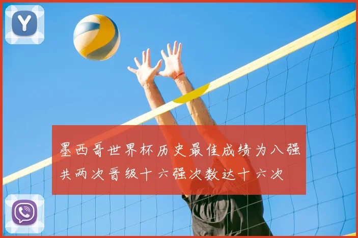 墨西哥世界杯历史最佳成绩为八强共两次晋级十六强次数达十六次